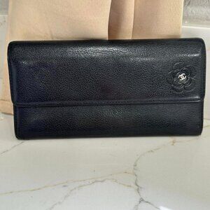 Chanel Camellia Long Wallet